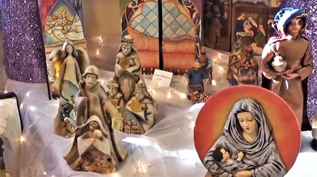 Pascal Goyette présente une exposition de crèches de Noël à Tring-Jonction