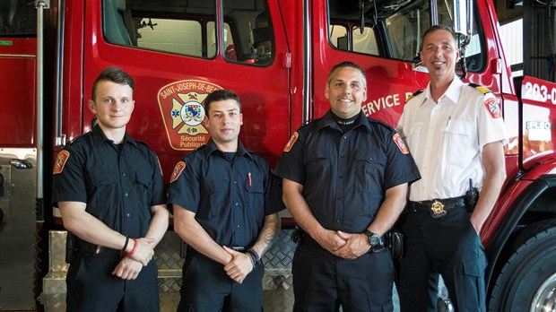 Des pompiers de la Beauce en service au rassemblement du G7
