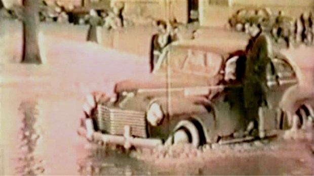 Normand DeLessard présente la débâcle à Beauceville en 1950