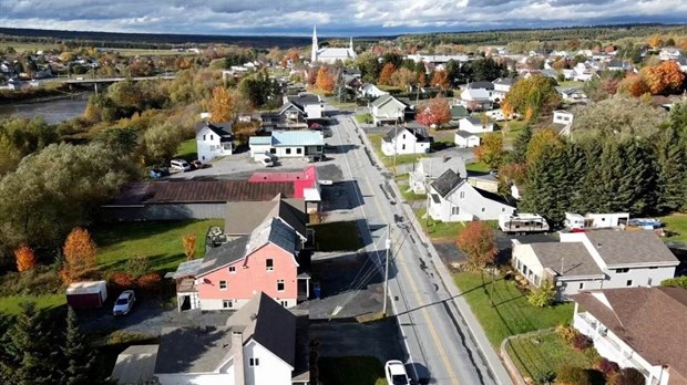 Normand DeLessard présente une vue aérienne de Saint-Martin