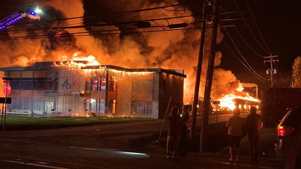 Incendie majeur à l'entreprise Abritek