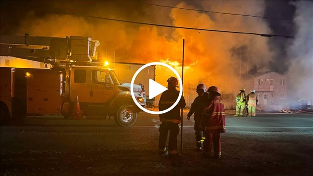 Un incendie majeur éclate à Saints-Anges